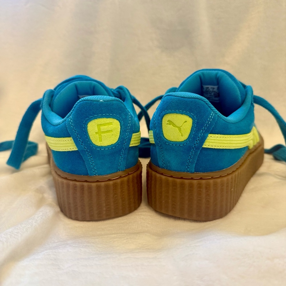 Fenty x Puma Creeper Phatty Speed Blue / Lime Rihanna NWOT Limited Edition - Picture 5 of 11
